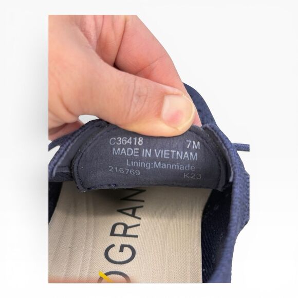 Cole Haan 4.ZEROGRAND Stitchlite Wingtip Oxford Mens 7M Navy C36418 main image 8